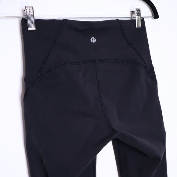 LULULEMON Train Times 7/8 Pant 25" Black Lightweight Yoga Active Women's 6 - Picture 5 of 7